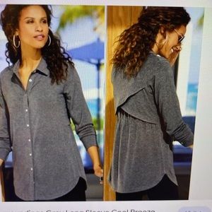 NWT Soft Surroundings (M) Cool Breeze Shirt